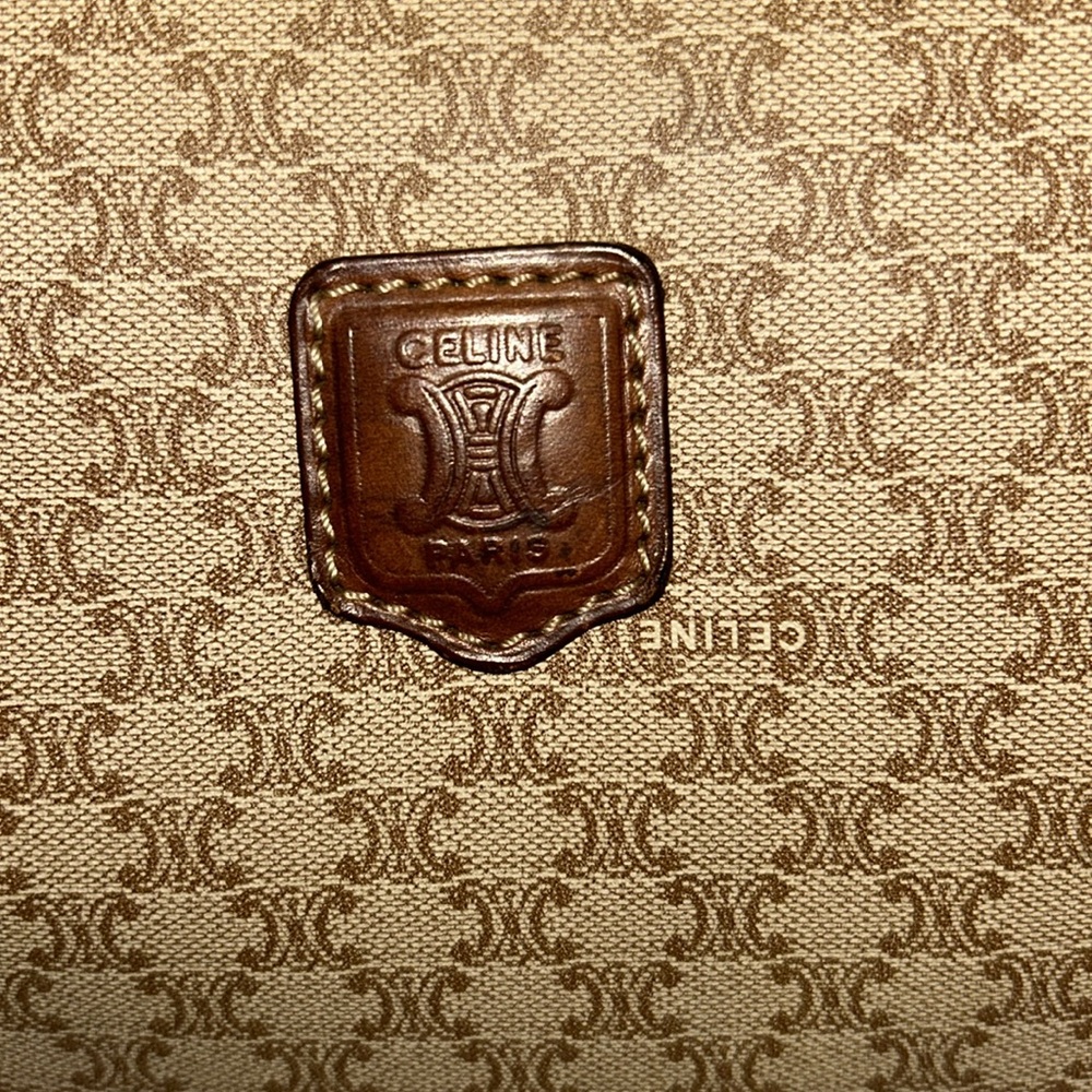 Vintage Celine Macadam zip Clutch - Picture 10 of 16